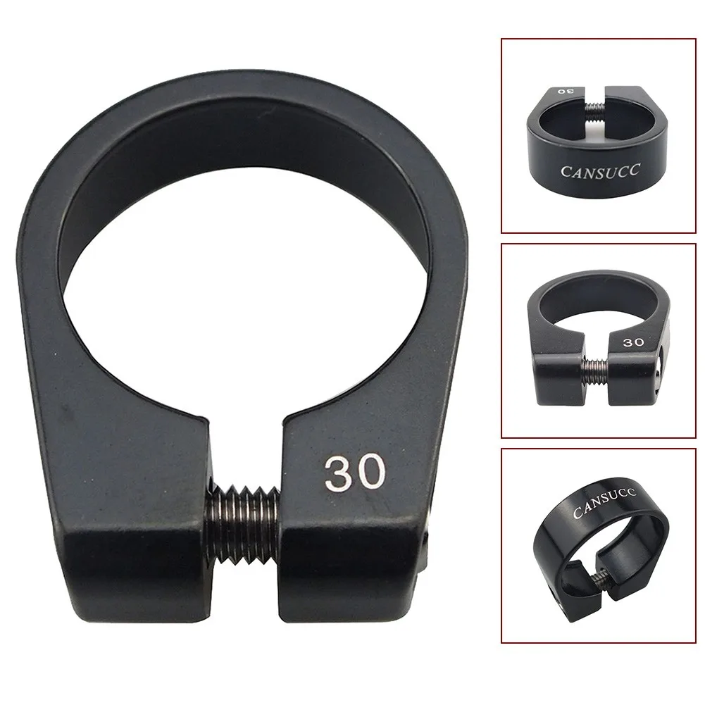 

Bicycle Pipe Clamp Black MTB Mountain Bike Non-slip Road Aluminum Alloy