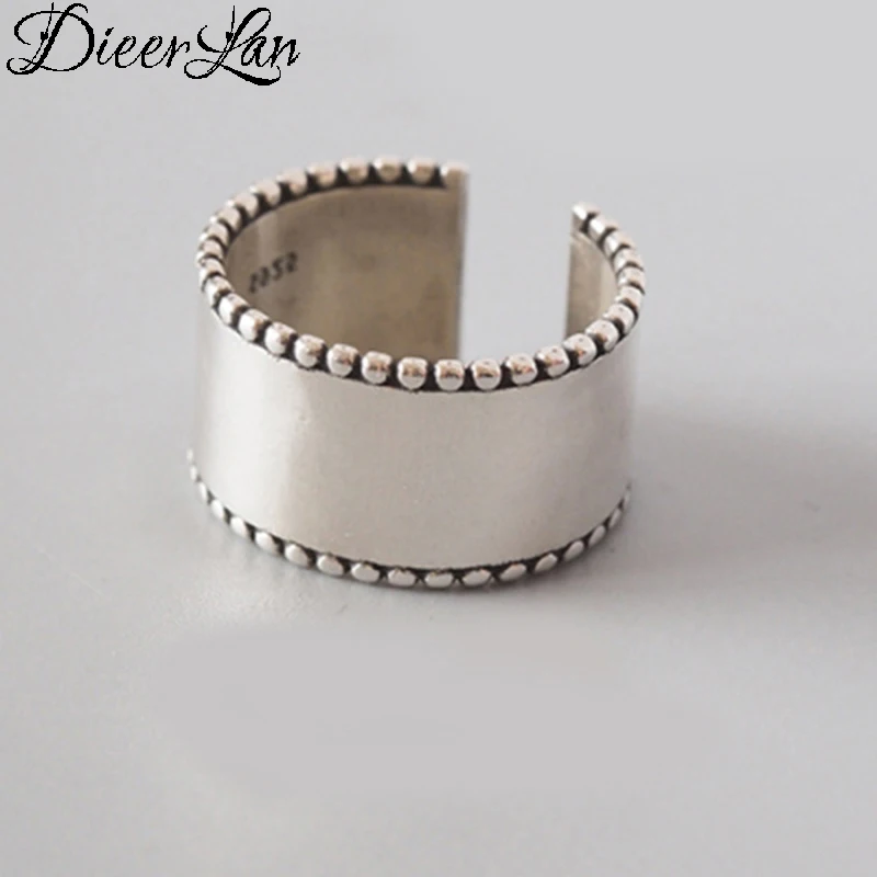 Летний пляжный отдых в винтажном стиле 925 стерлингового серебра гладкий