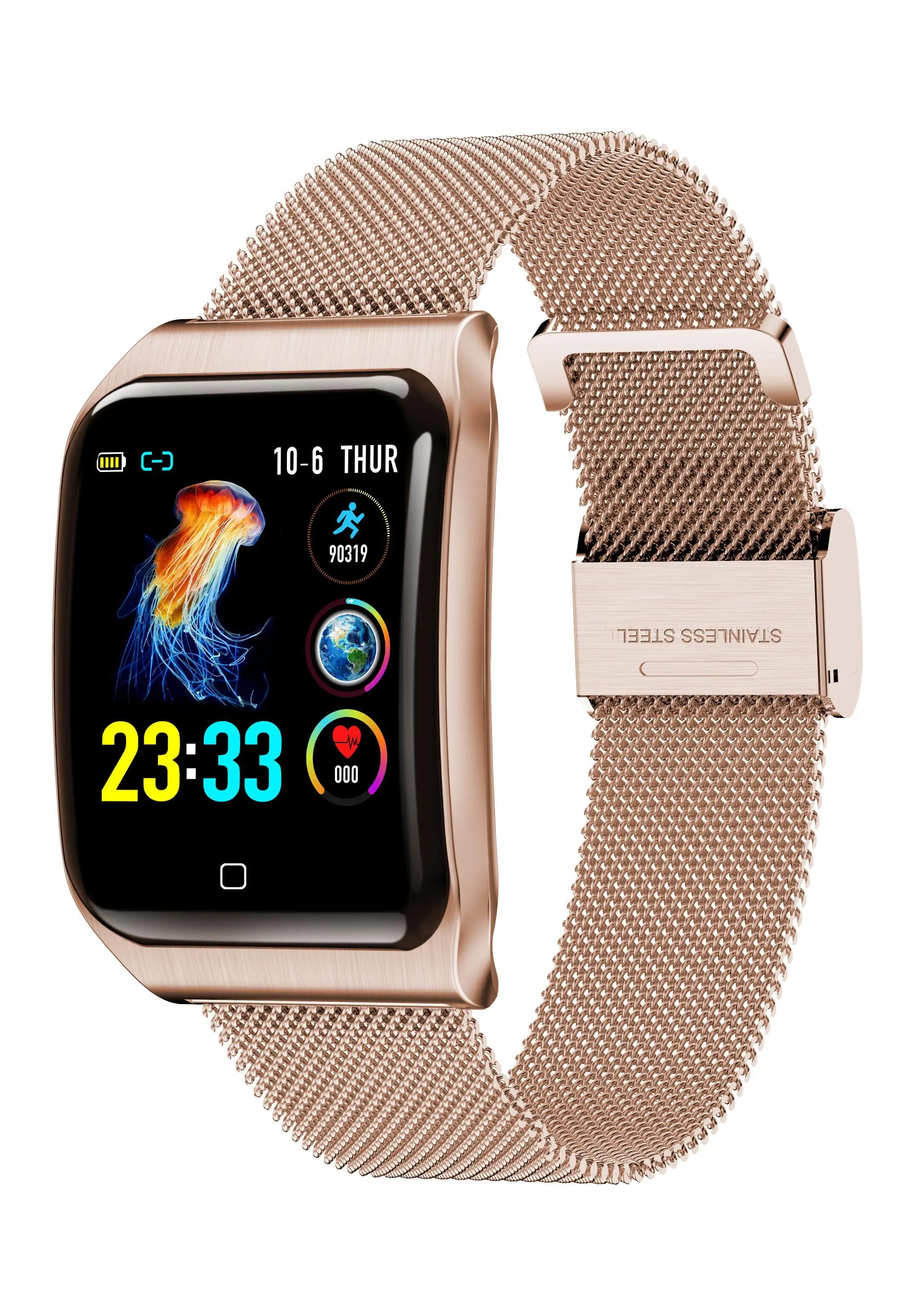 Смарт часы F9S с пульсометром тонометром и защитой класса IP68|Смарт-часы| |