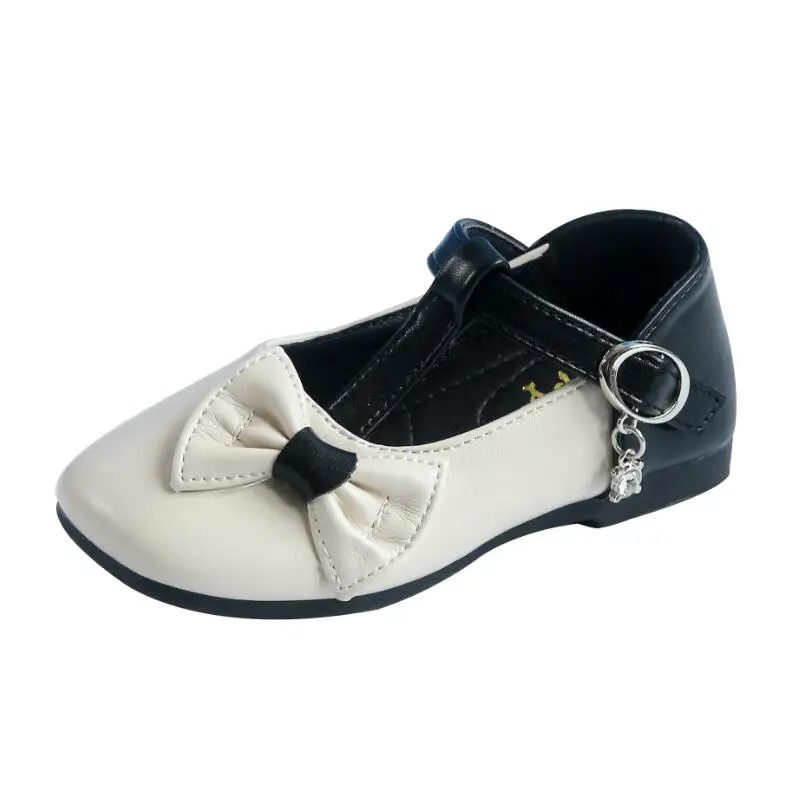 Детская обувь Школьная принцессы для девочек Детские кожаные вечерние туфли с