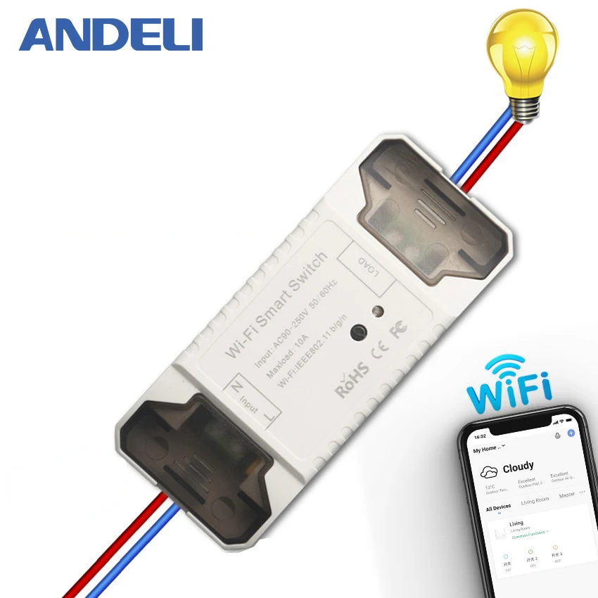Умный светильник ель света ANDELI Wi-Fi с управлением через приложение | Обустройство