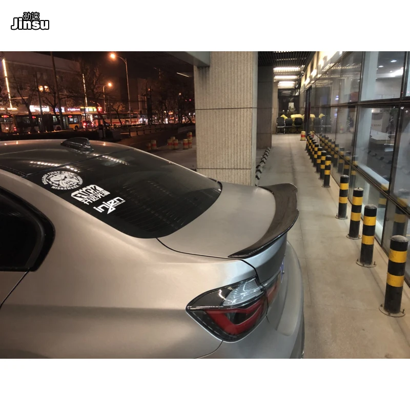 Стильный спойлер для заднего багажника из углеродного волокна PSM губа bmw 3 серии
