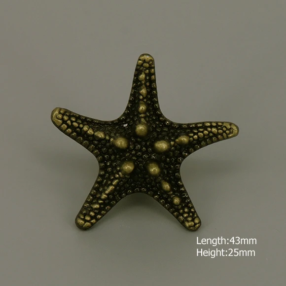 

Ручки для шкафов из цинкового сплава морская звезда