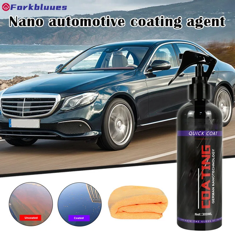 

Car Wash Ceramic Quick Car Coating Wax Polish Spray Hydrophobic Top Coat Polymer Paint Sealant Detail Protection 300ml