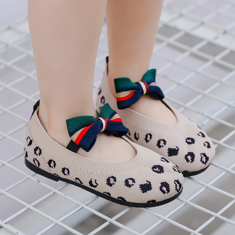 2019 Осень детская Лодка обувь с бантами для девочек туфли на низком каблуке