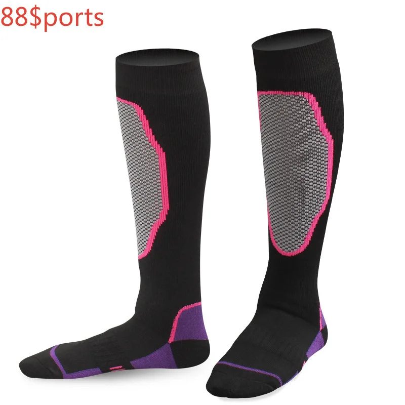 

Winter Thermal Ski Socks Thick Cotton Sports Snowboard Cycling Skiing Soccer Socks Men Women Absorption Knee High Elastic Socks