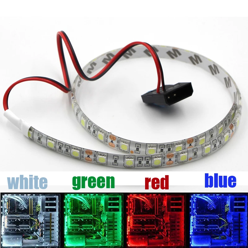 Светодиодный светильник неоновый Adhensive ленты для ПК чехол работающего на