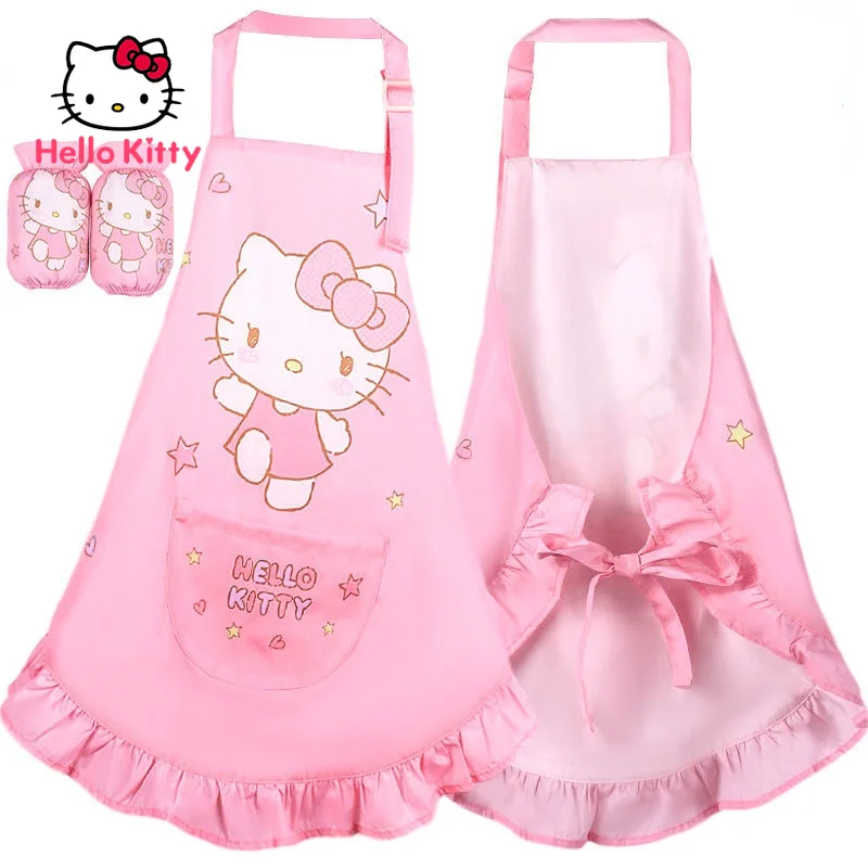 

TAKARA TOMY Hello Kitty новый детский слюнявчик водонепроницаемый детский грязеотталкивающий фартук без рукавов