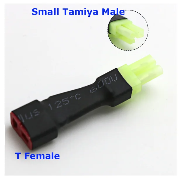 Deans T-plug female to Small Tamiya female adapter