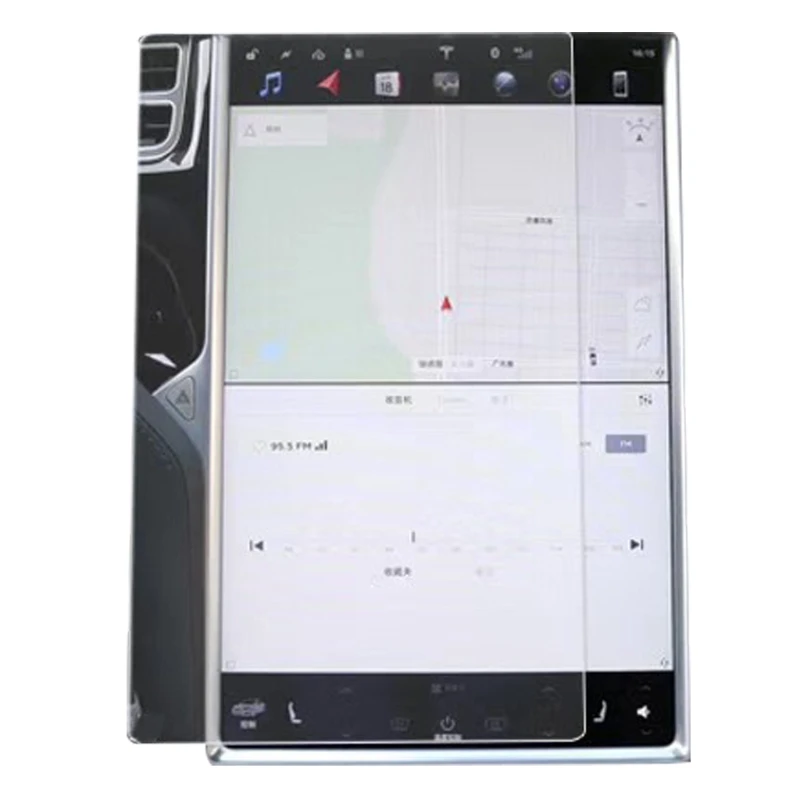 

Защитная пленка для экрана модели 3 Y X S 15/17 дюймов с центральным управлением, аксессуары для сенсорного экрана