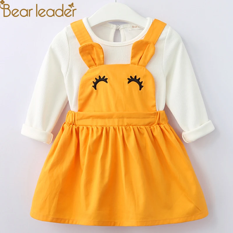 Платье для девочек Bear Leader Весенняя брендовая блузка маленьких кружевные рубашки