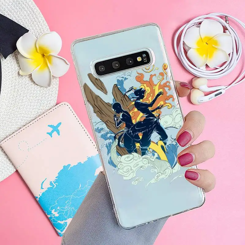

Avatar The Last Airbender Phone Case Transparent for samsung A 21s 50 71 S 8 9 20 20fe note 10 20 ultra plus