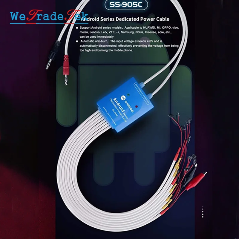 

SS-905C для Android, однокнопочный кабель управления загрузкой для Huawei, Xiaomi, Samsung, Meizu, OnePlus, OPPO
