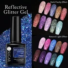 Отражающий цвет UR SUGAR, яркий блестящий разноцветный полуперманентный лак для ногтей