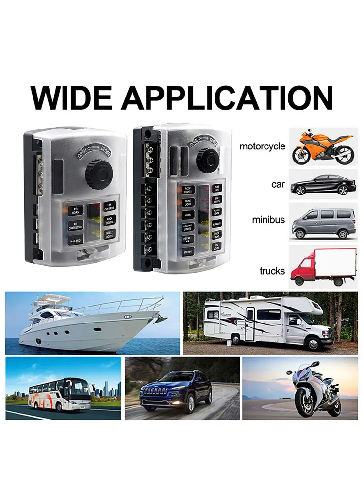 

Fuse Box LED Indicator Double Positive Fuse Box Holder Indicator