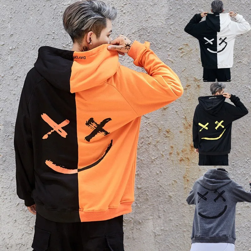 

Popular Fashion Be Happy Smiling Face Printed Hoodies Women/Men Long Sleeve Sweatshirts Children Tops Casual Streetwear Hoodie