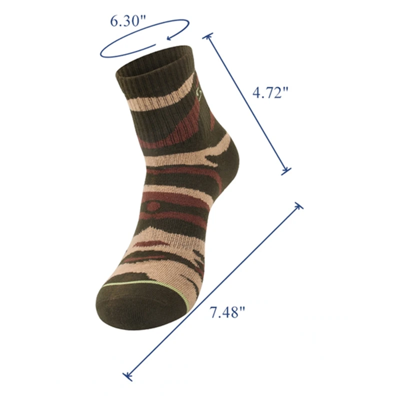 Мужские дышащие компрессионные камуфляжные носки для бега профессиональные