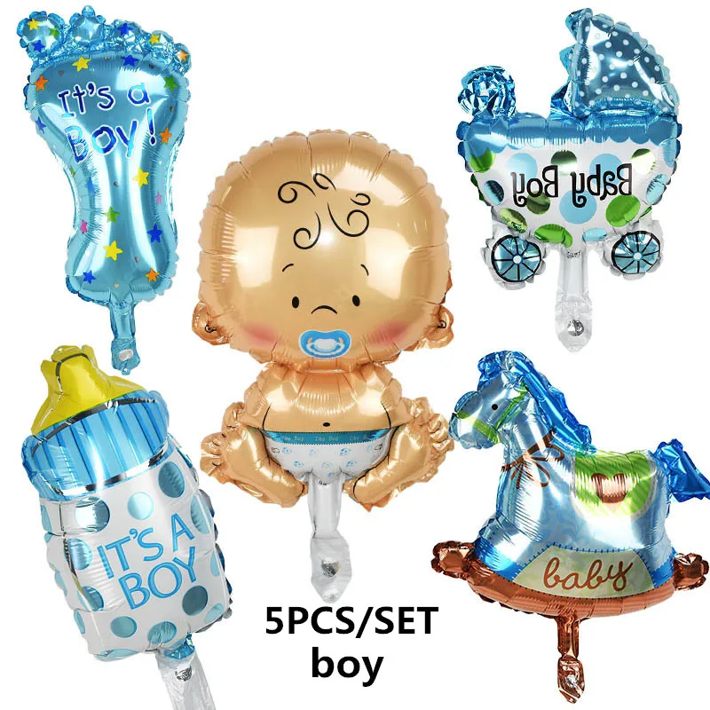 BOY Set Украшение для детского душа DIY скатерть, бумажная тарелка, чашка, посуда для маленьких мальчиков и девочек, на день рождения, пол, открытые вечерние принадлежности для малышей - Цвет: BOY Set