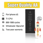 10 шт.лот реальная емкость США Защитная плата для iPhone 6S 6GS батарея 1715 мАч нулевой цикл ЗАМЕНА Запасные части 6S-AA