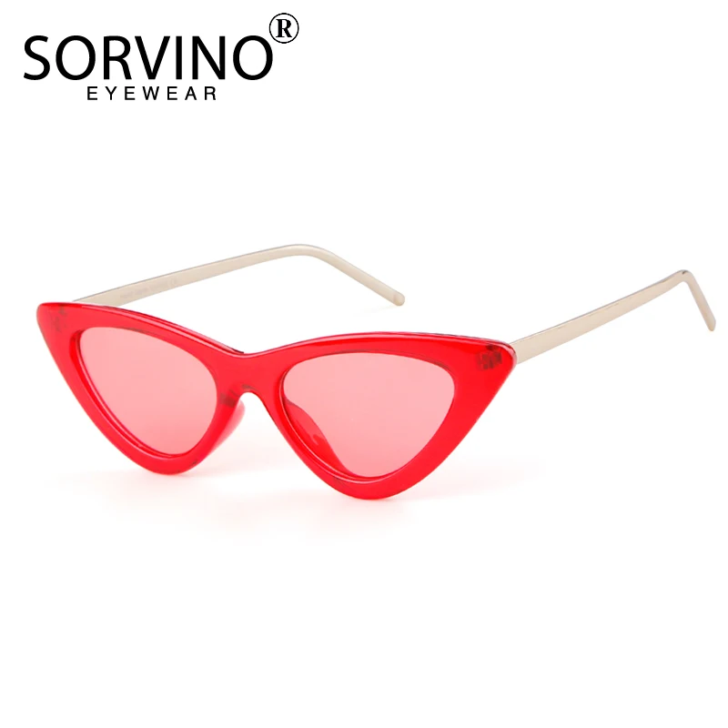 SORVINO классические полупрозрачные фиолетовые солнцезащитные очки кошачий глаз