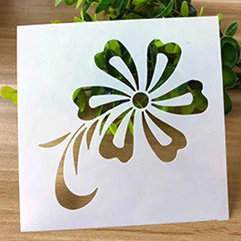 9 шт./компл. белый трафарет для рисования Универсальный DIY Скрапбукинг шаблон