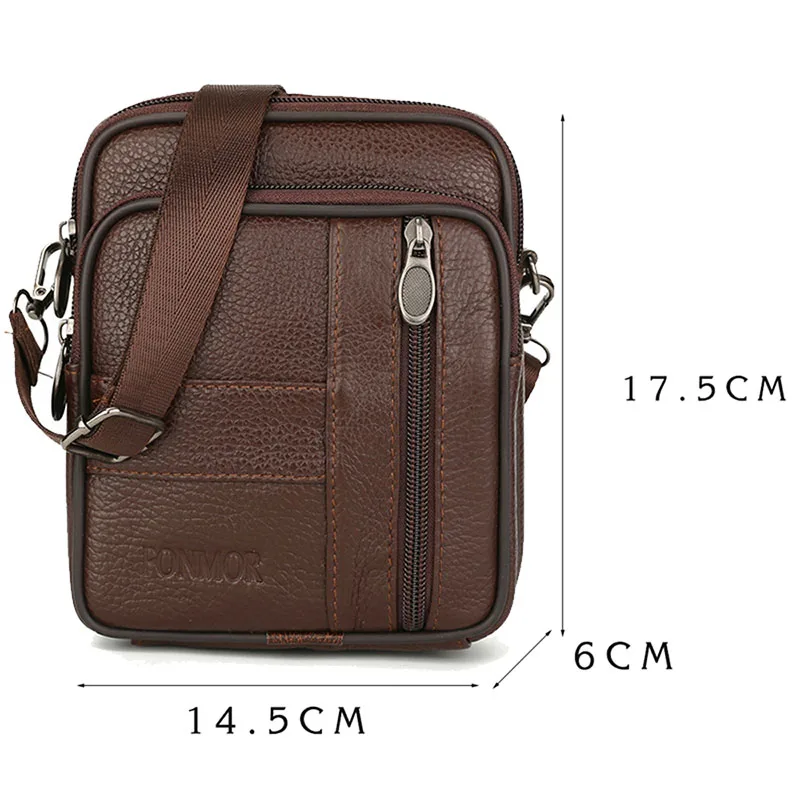 

Mens Leather Small Satchel Crossbody Messenger Shoulder Bags Small Handbag Best Sale-WT