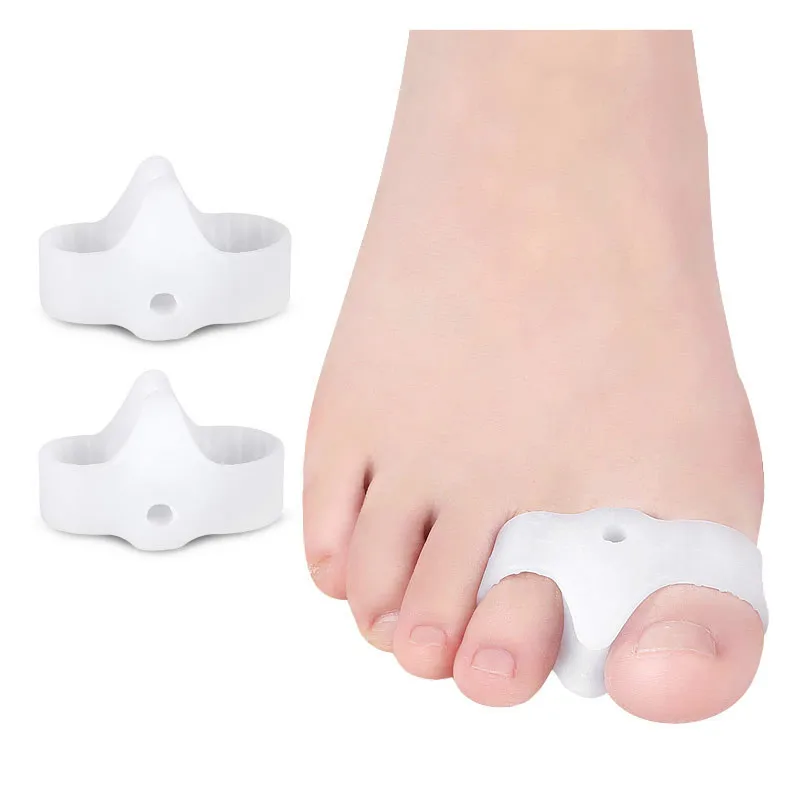 

Gel Toe Separator Correction Hallux Valgus Bunion Corrector Silicone Orthopedic Hammer Toe Separator Straightener Forefoot Pad