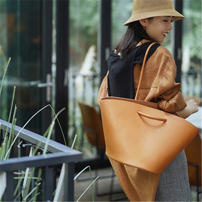 Большая вместительная сумка ведро в стиле ретро роскошная брендовая женская под