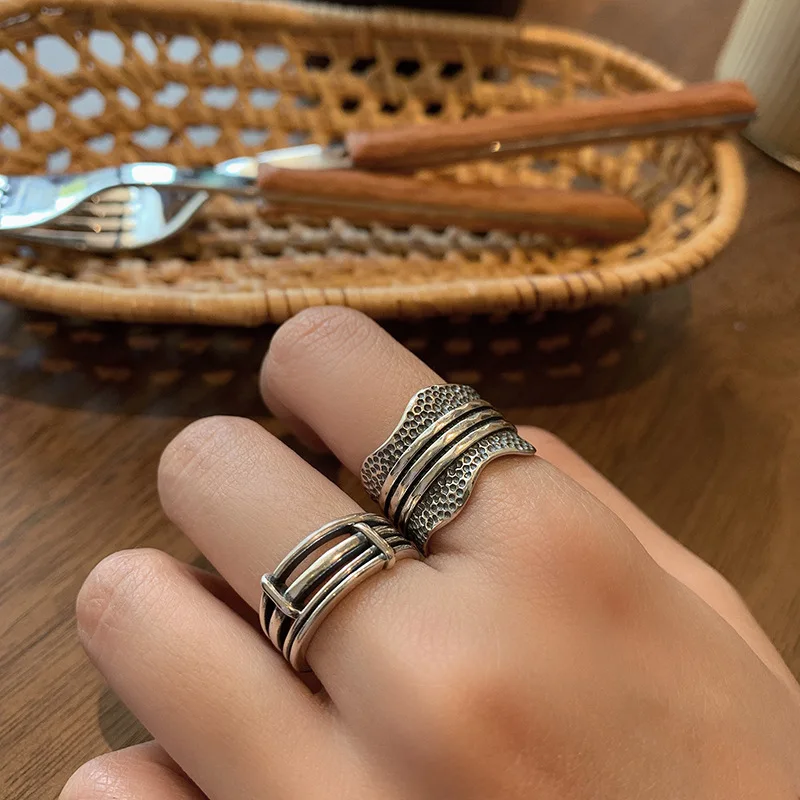 

Женское многослойное открытое вечерние ЦО из серебра 925 пробы с геометрическим рисунком