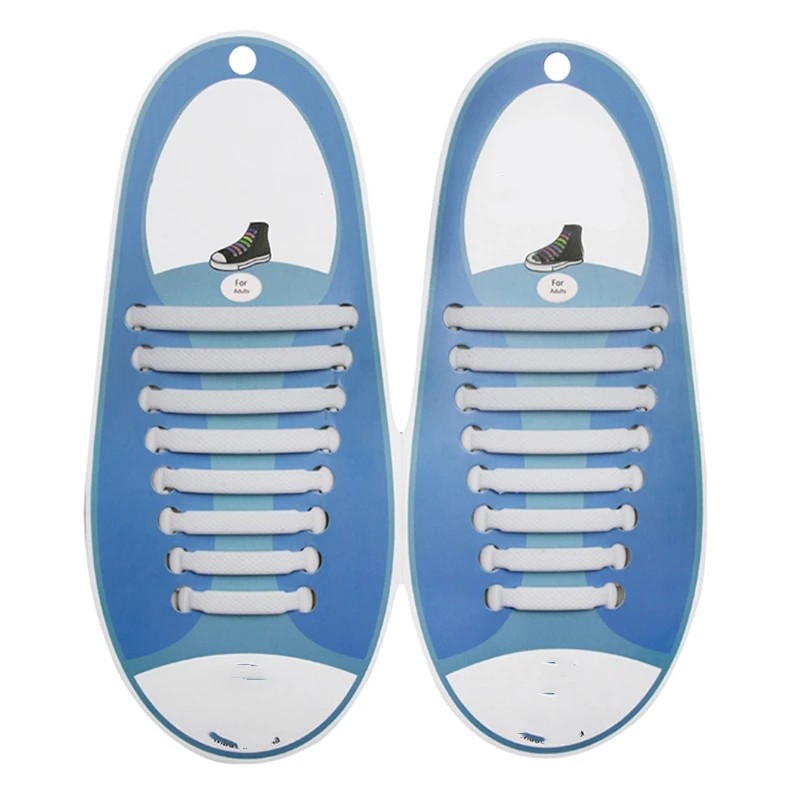 Силиконовые шнурки эластичные без завязывания 16 шт./лот | Обувь