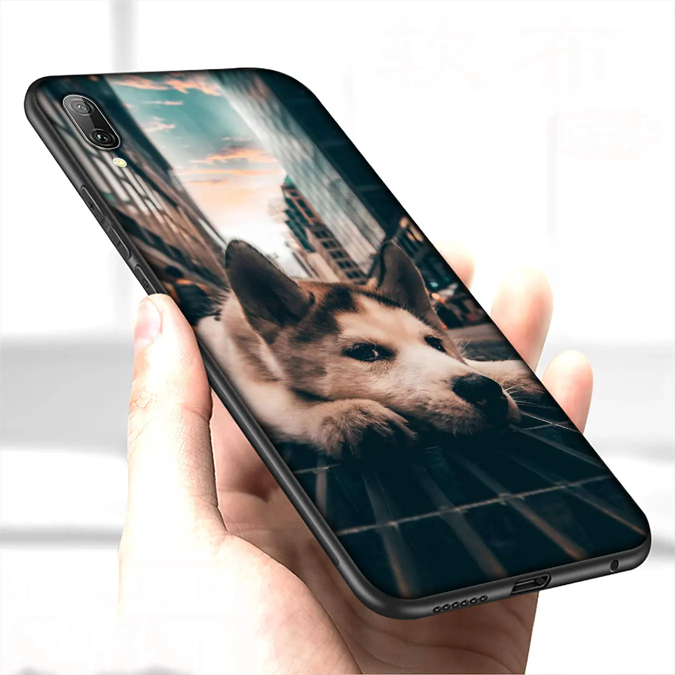 IYICAO Cartoon Cute Cat DOG Corgi Husky Soft Silicone Case for Huawei P30 P20 Pro P10 P9 Lite Mini 2017 2016 P Smart Z 2019 | Мобильные