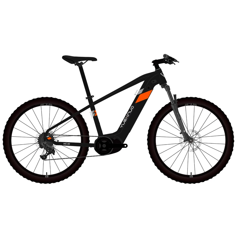 

27.5-inch electric mountain bike, hidden lithium battery, 36v14ah, 250W, medium torque engine, maximum speed of 50km / h, emtb