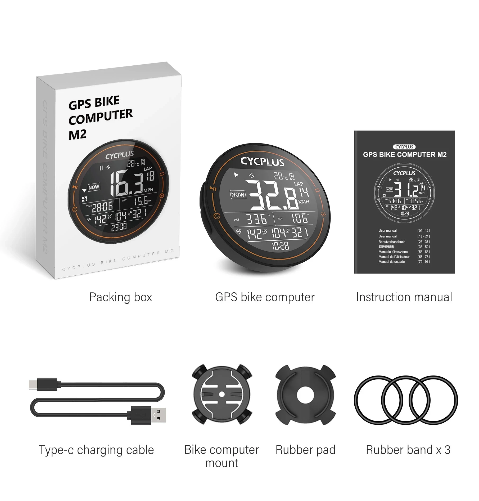 CYCPLUS M2 Gps велосипедный компьютер поддержка Xoss беспроводной Спидометр ANT + одометр