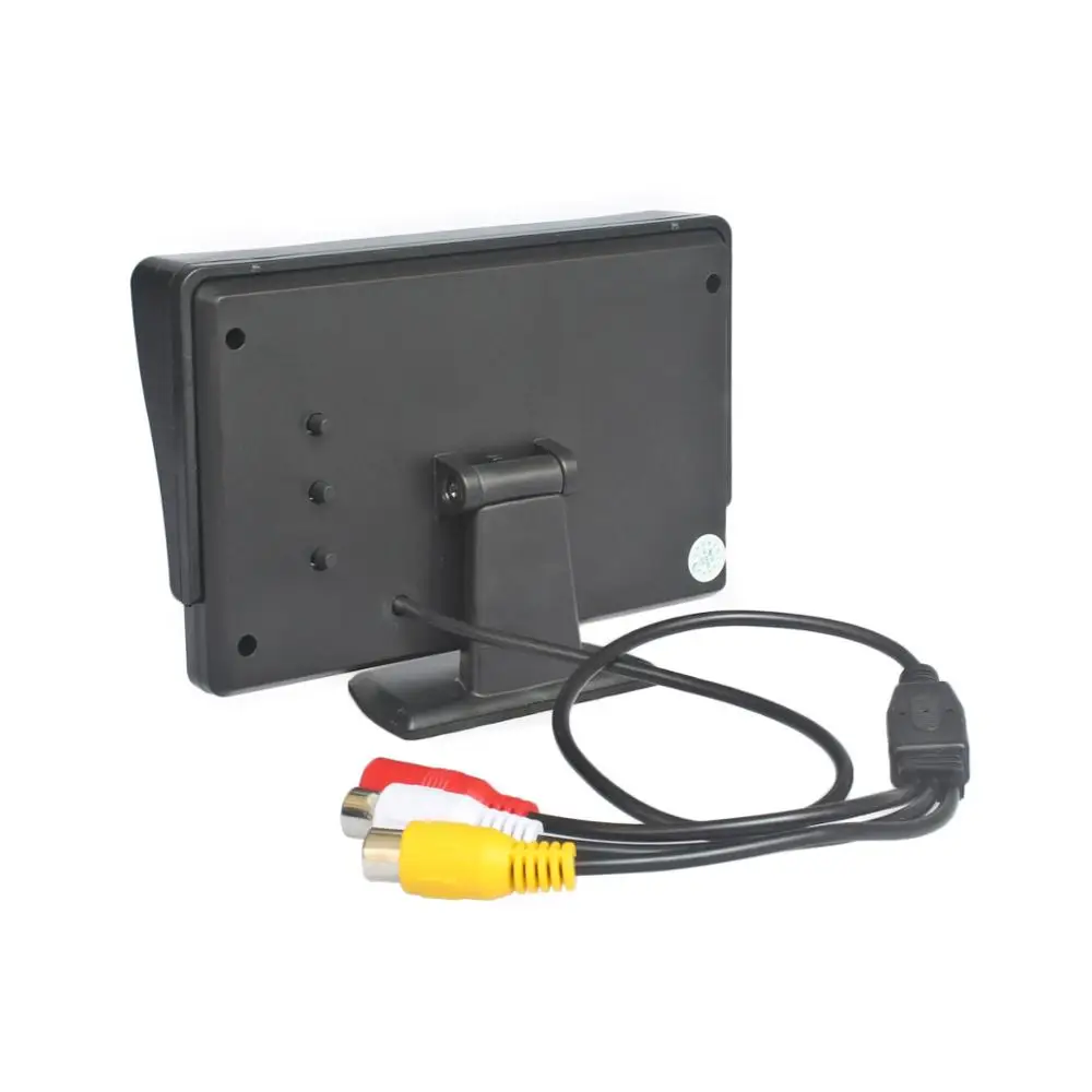 DIYSECUR 4 3 дюймов цветной TFT LCD Автомобильный монитор заднего вида парковочный с 2CH
