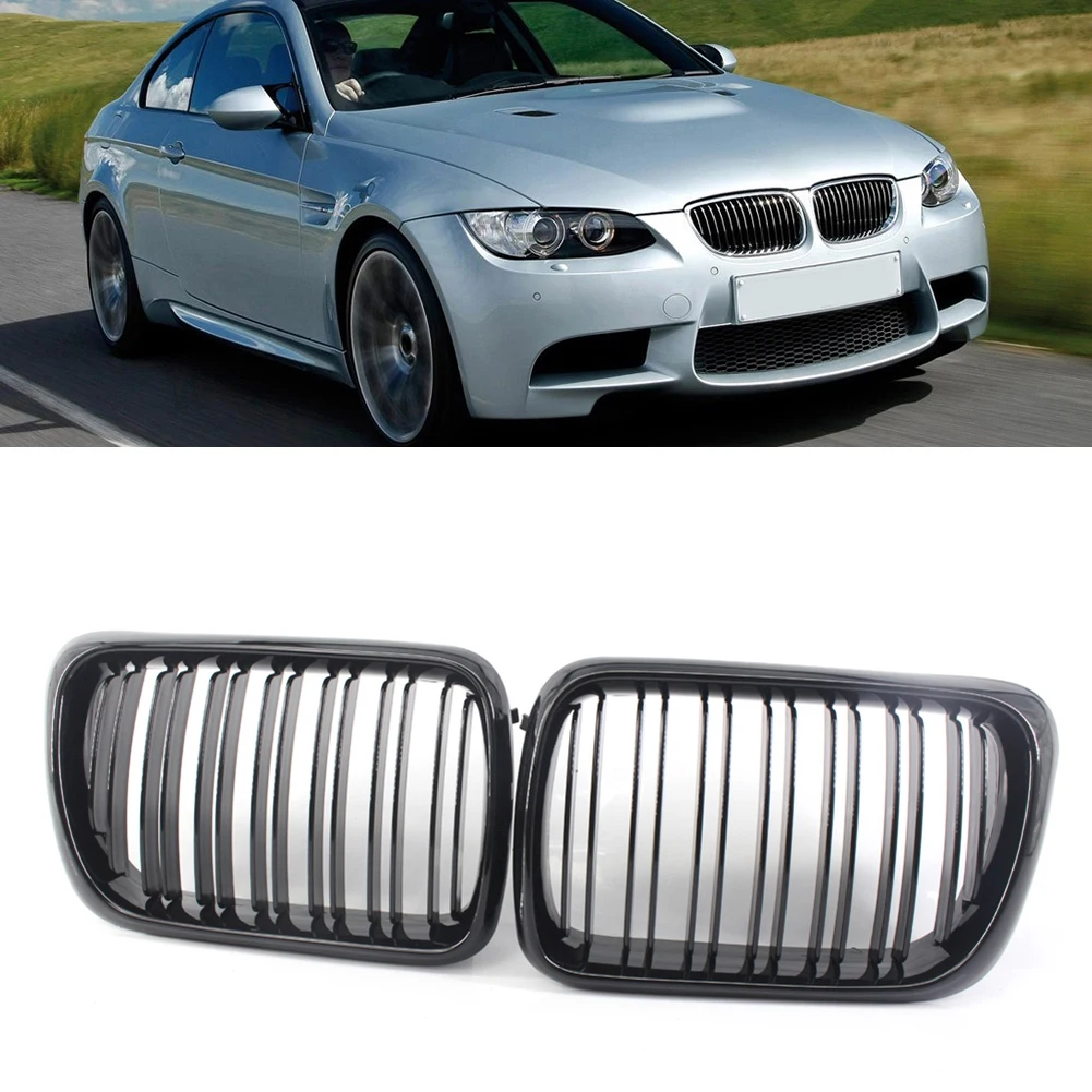 

Передняя решетка радиатора для BMW E36 3 серии M3 1997-1999 глянцевая черная 1 пара детали для украшения внешней части автомобиля