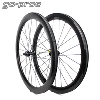 go proe 700c road disc carbon wheels cyclocross road bicycle carbon fiber rim powerway cx32 6 bolt hub for cycling wheelset