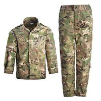 children military uniform suit outdoor tactical combat boy girl jacket pants sets camouflage jungle kids special swat army suit