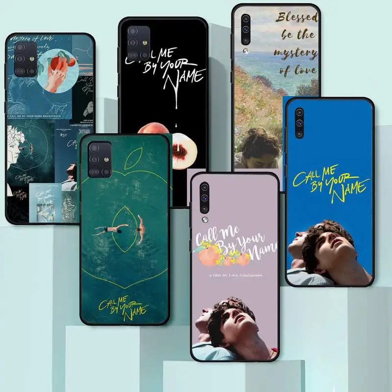 

call me by your name movie Phone Case For Samsung galaxy A S note 10 7 8 9 20 30 31 40 50 51 70 71 21 s ultra plus