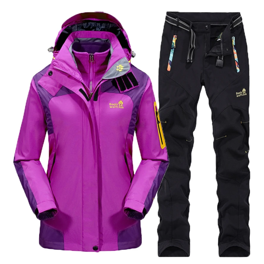 Женский водонепроницаемый ветрозащитный костюм для скалолазания