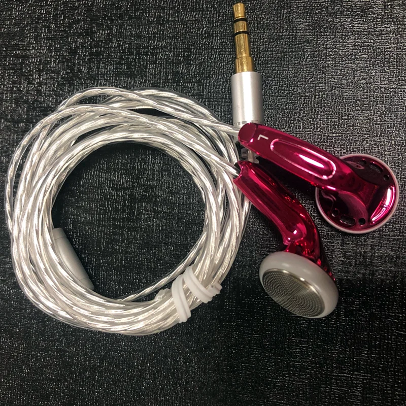 Наушники вкладыши DIY Tingo TC400 Hi Fi наушники с басами плоской головкой Pk MX985 EMX500S TC200