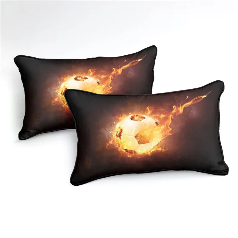 Комплект постельного белья для мальчиков с 3D футбольным принтом | Дом и сад