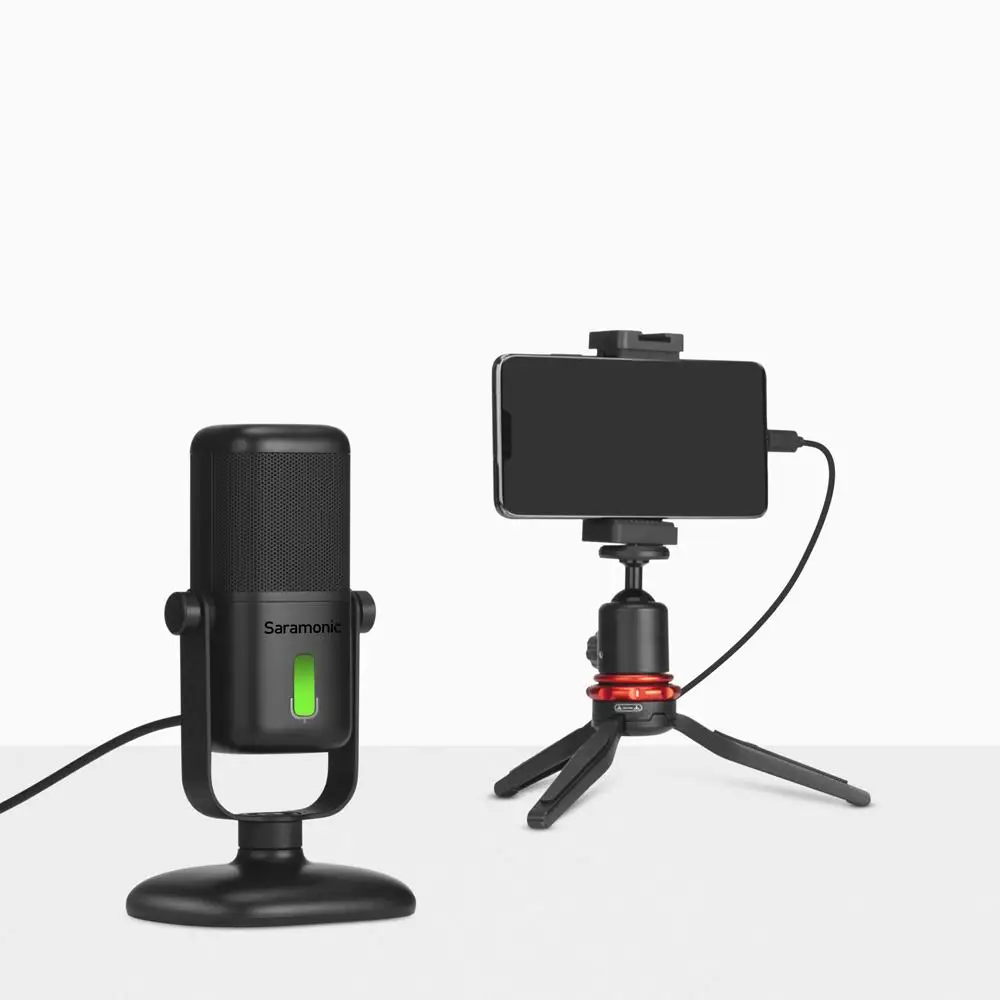 Saramonic SR-MV2000 USB Подкаст студийный кардиоидный микрофон для подкастинг Запись