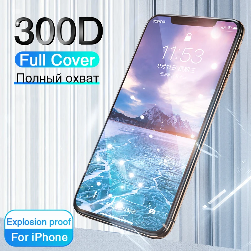 Защитное стекло для iPhone 11 Pro MAX 6 6s 7 8 Plus X XR XS 11|Защитные стёкла и плёнки телефонов| |