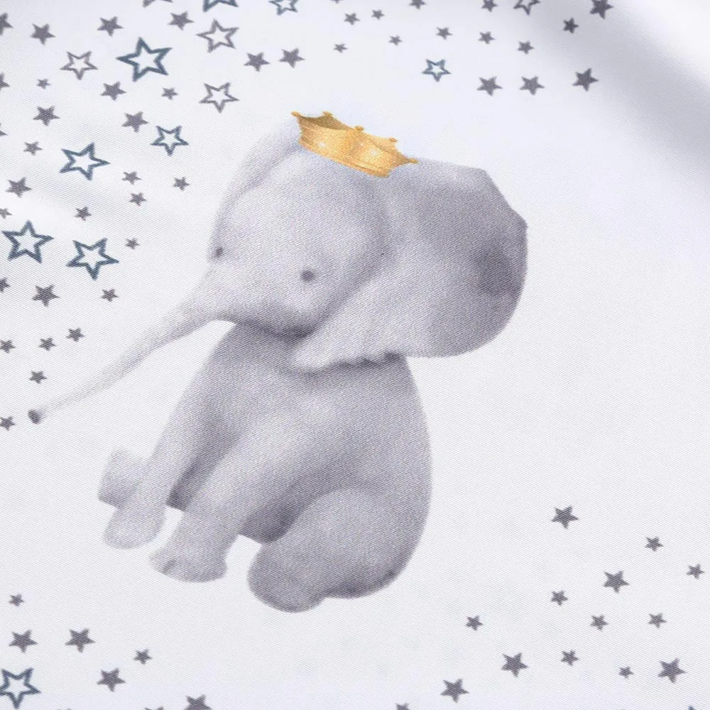 Детское платье для малышей маленьких девочек со звездами и принтом слон платья