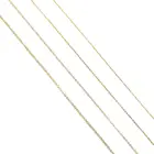 1 млот 18 К позолоченная 1-4 мм широкая медная цепочка для изготовления ювелирных изделий сделай сам