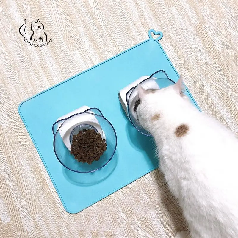 

Pet Feeding Silicone Food Mat Dog for Cat Placemat Feeder Food Water Drinking Dog Dish Waterproof Non-slip Feeding Tray Supplies