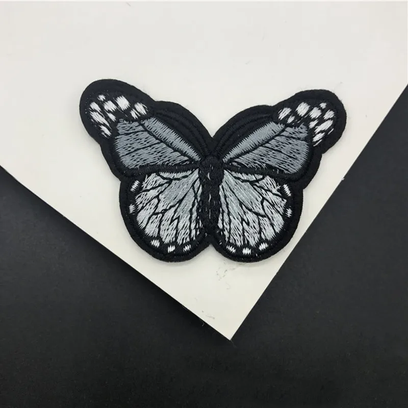 Han благородная Бабочка Розовая аппликация Железная на la ropa para красная одежда