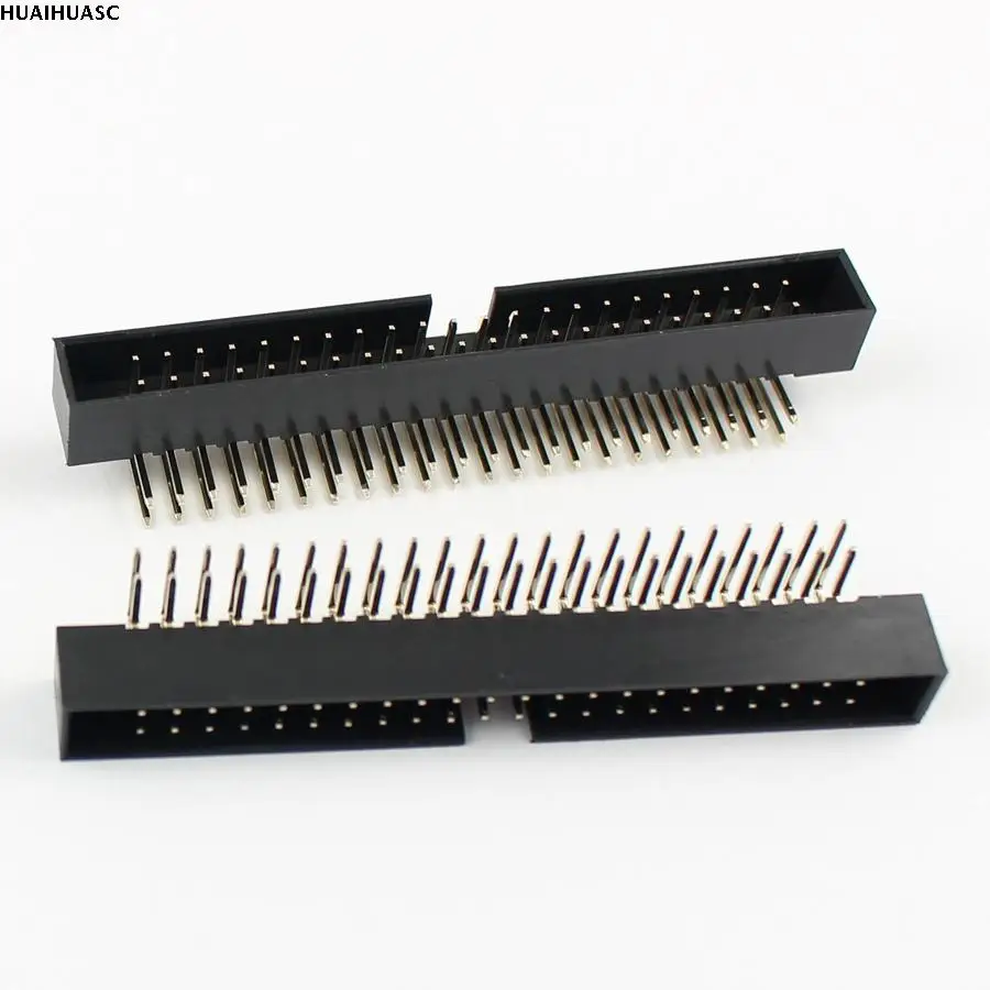 4 шт 2 мм 0 Шаг 2x22Pin 44 контактный разъем правый угол &quotпапа&quot в кожух IDC заголовки
