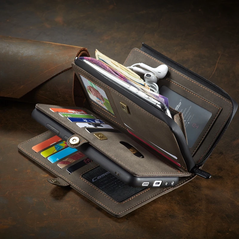 Leather Wallet Case For Samsung Galaxy A72 A 72 Case Multifunction Zipper Cover For Samsung Galaxy A52 5g sm-a526b/ds 6.5' Coque