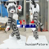 fox cat mascot costume suits cosplay party game dress outfit carnival xmas